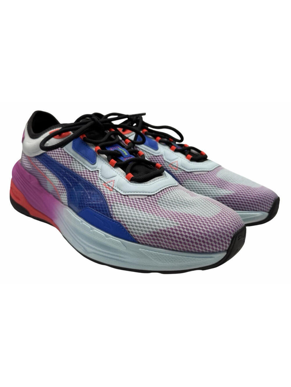Puma Extent Nitro Ultraviolet Sneakers Blue Fiery Coral Men's Size US 13
